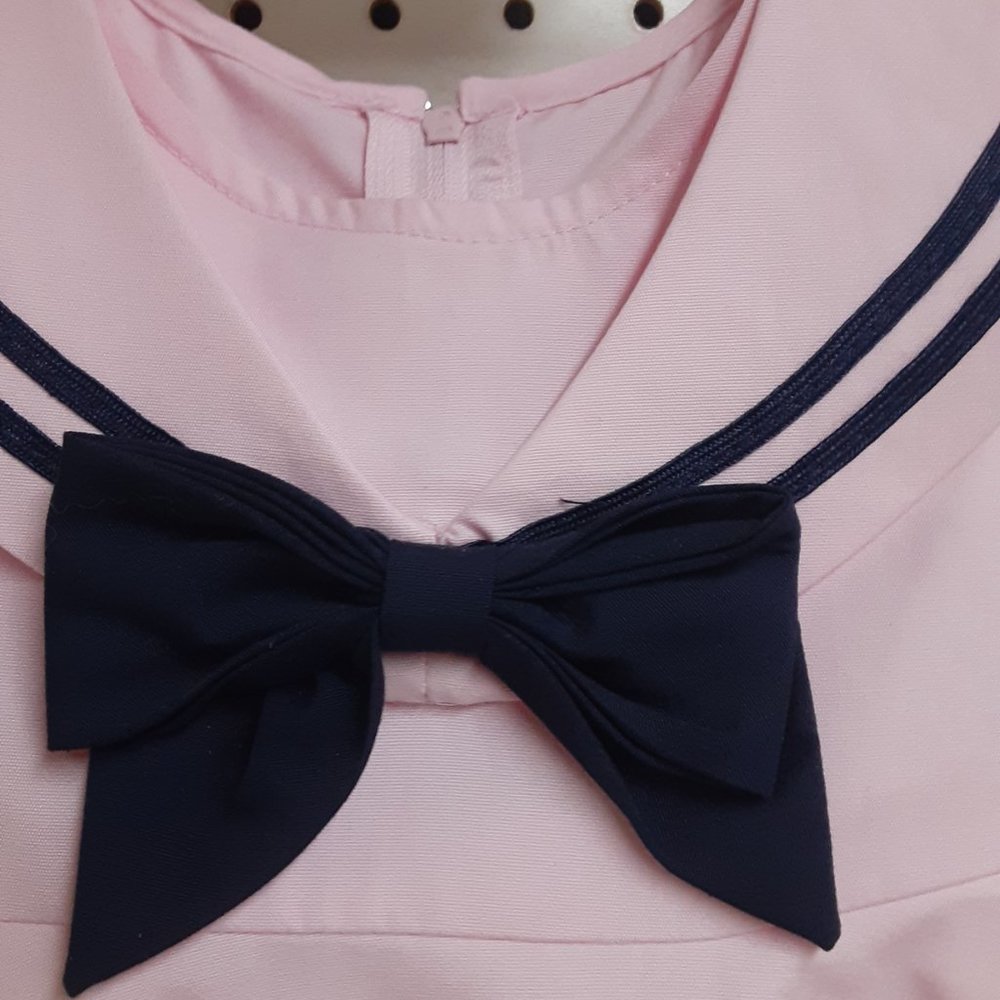 Toddler Pink Sleevless Sailor Dress 2Pc - Picture 3 of 8